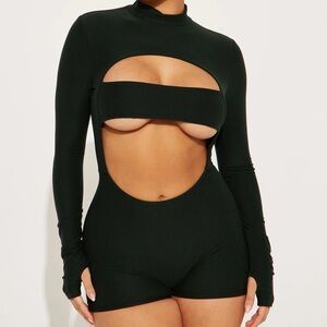 FASHION NOVA HUNTER CUT OUT ROMPER/JUMPSUIT BNWT